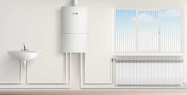 لوله کشی گاز برای پکیج